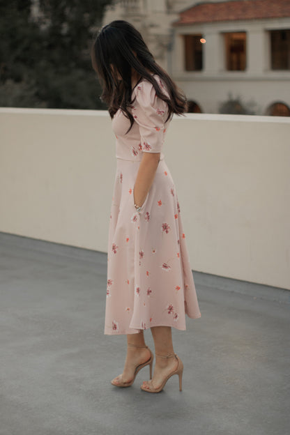 Leah Dress (Dusty Pink)
