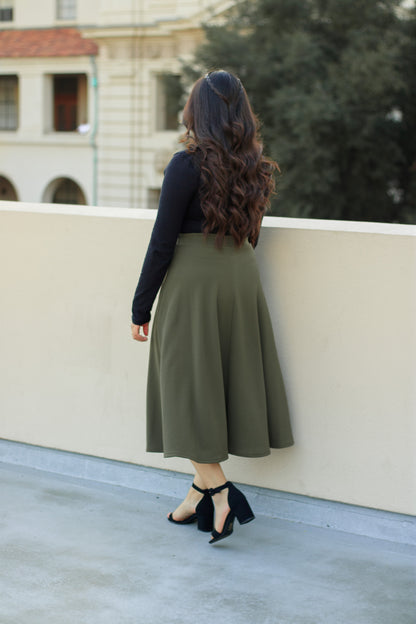 Esther Skirt (Army Green)