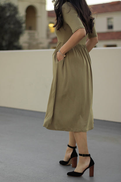 Hope Dress (Olive)